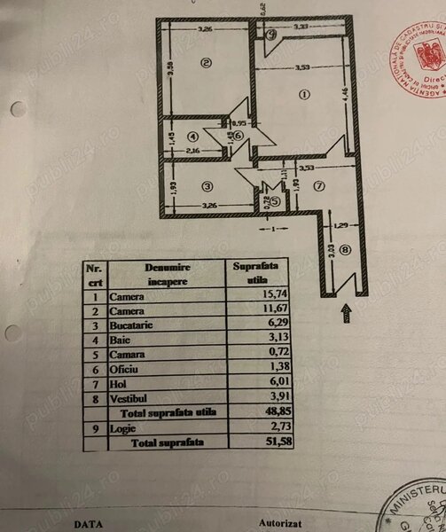 Drumul Taberei, 2 camere decomandat, 52 mp, Raul Doamnei.